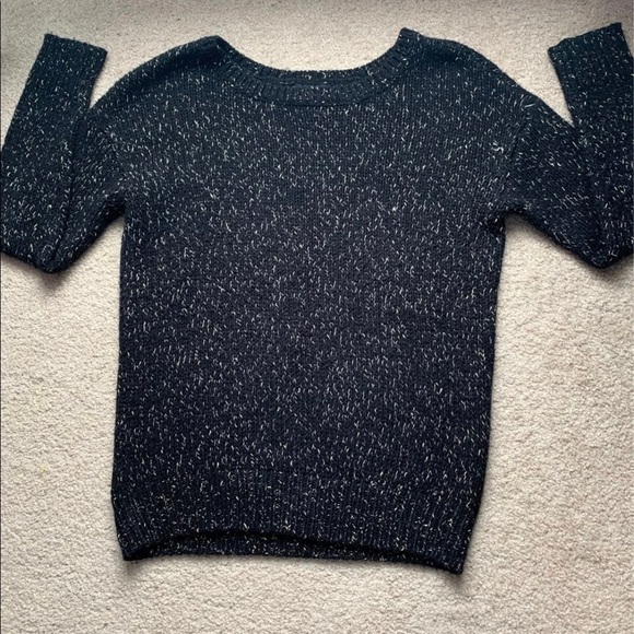 American Eagle Vintage Boyfriend Black Sweater Sm - Picture 1 of 3
